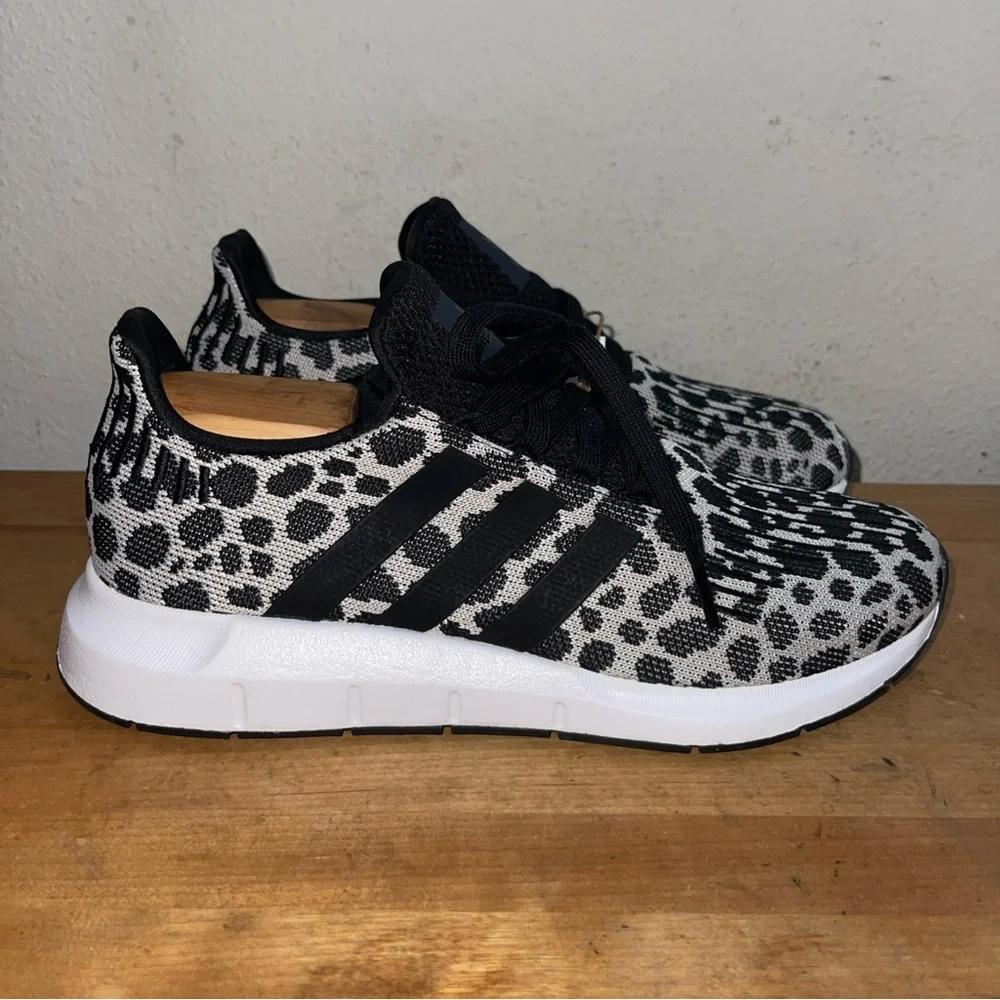Adidas Swift Run Leopard Cheetah Animal Print Sneaker Shoe Limited Ed Sz 9.5